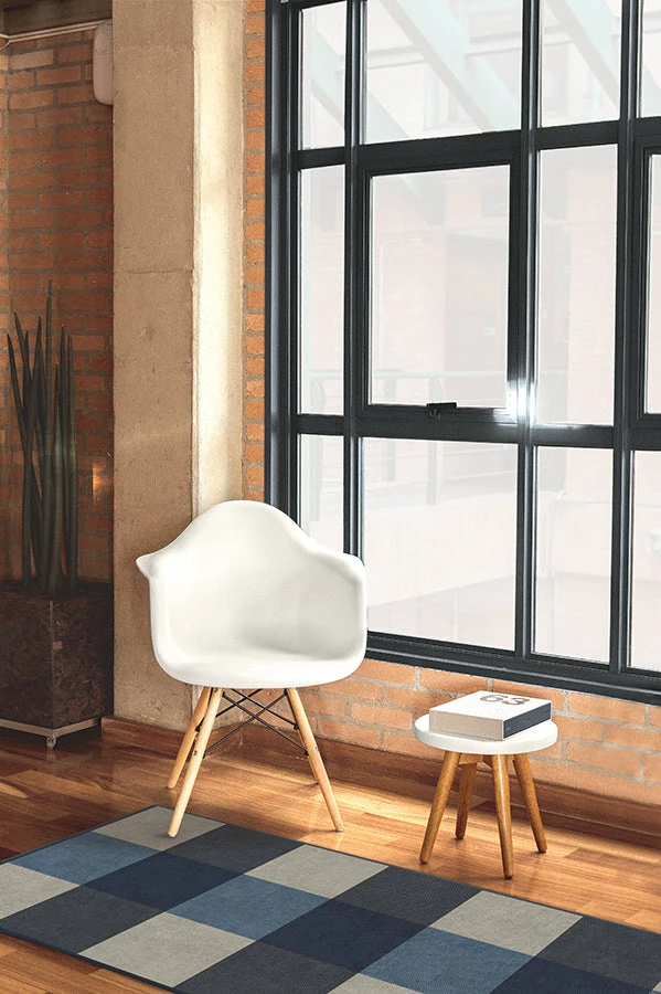 Promo โค๏ธ Ruggable Buffalo Plaid Blue & Ivory Rug ๐ฏ - Image 8