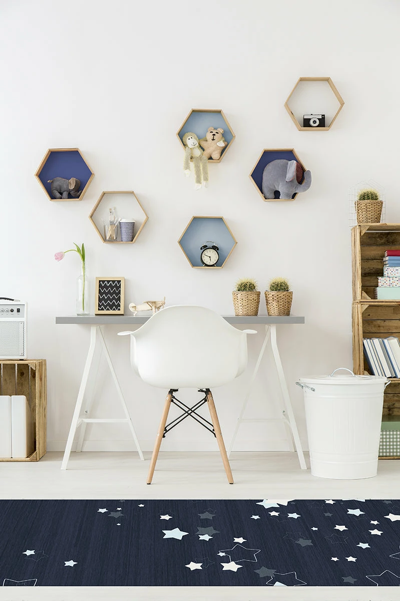 Deals โญ Ruggable Constellation Navy Rug ๐ - Image 8