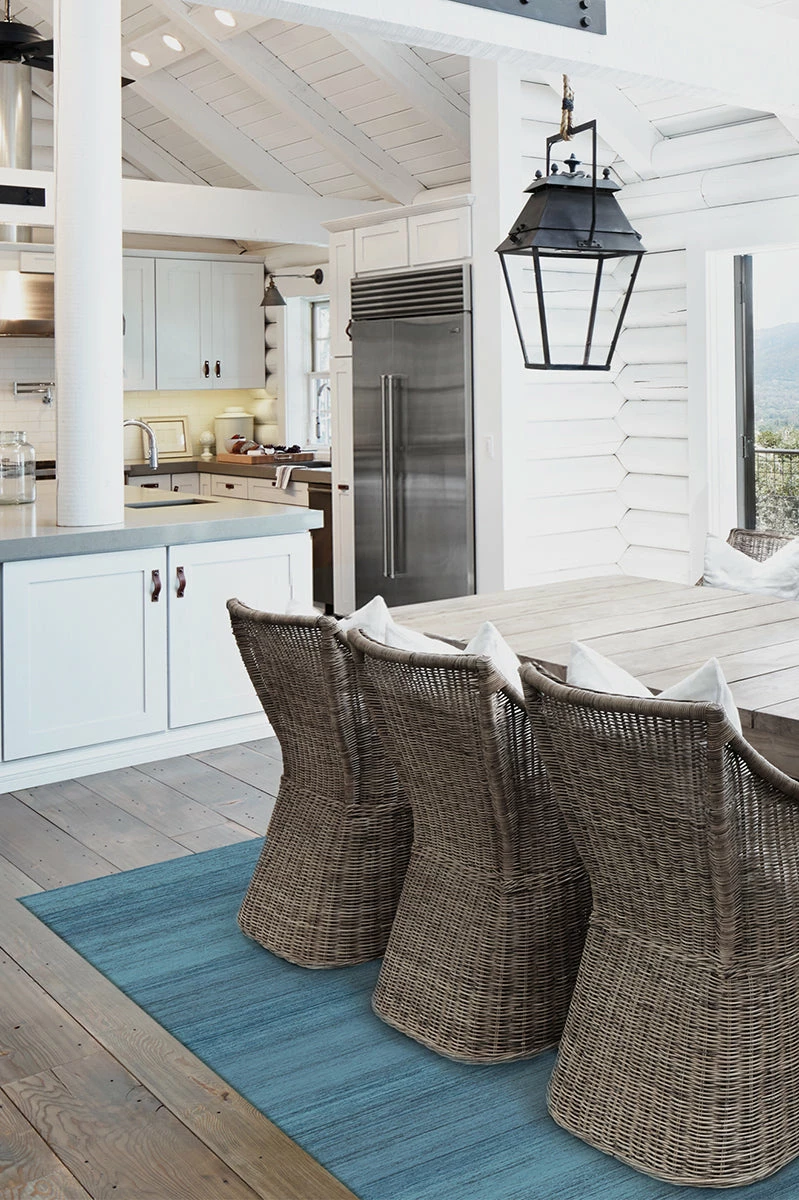 Best Pirce ⌛ Ruggable Solid Tonal Ocean Blue Rug 🛒 - Image 4