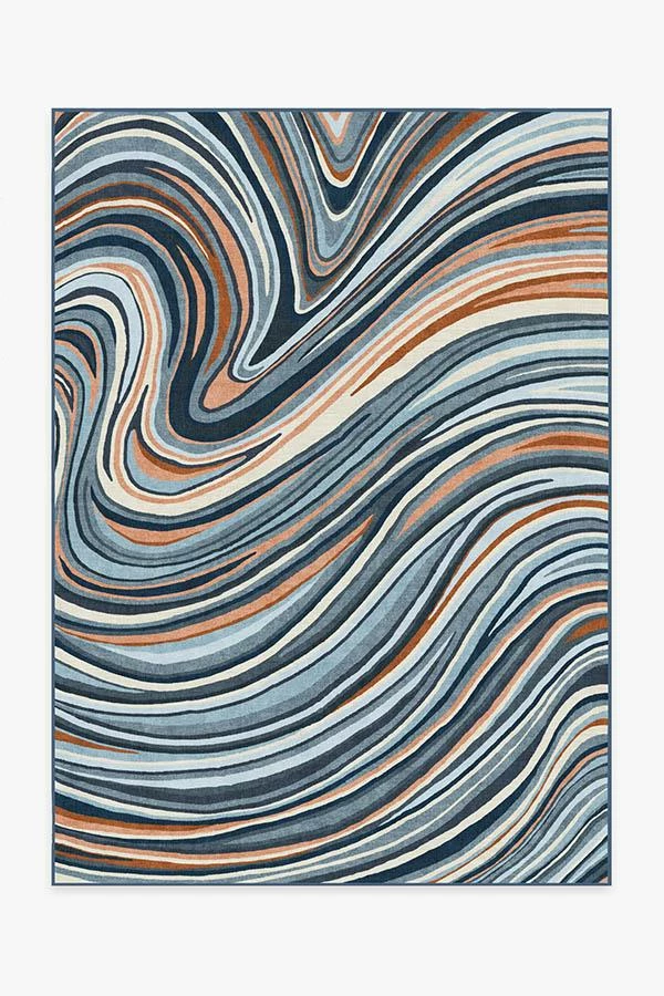 Wholesale ๐ Ruggable Agate Arctic Blue Rug ๐