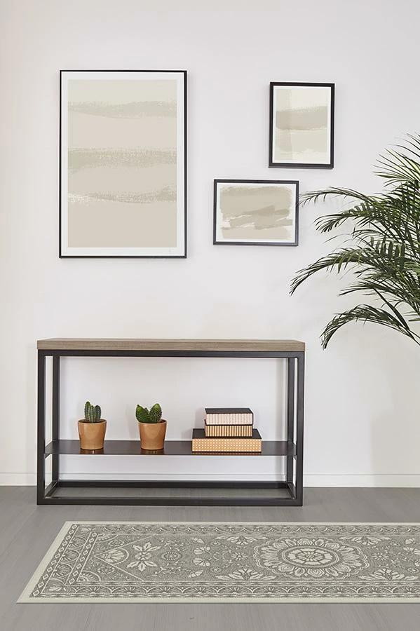 Budget ๐ Ruggable Almana Black & White Rug ๐ - Image 8