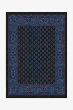 Deals 🛒 Ruggable Anna Sui Belle Epoche Electric Blue Rug 🌟