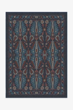 Discount 😍 Ruggable Anna Sui Lady Shalott Navy Rug 🤩