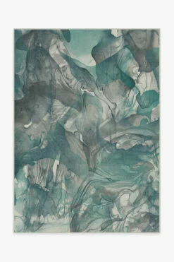 Best Sale 👏 Ruggable Aurora Teal Grey Rug 🌟