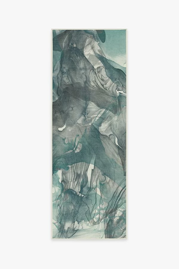 Best Sale ๐ Ruggable Aurora Teal Grey Rug ๐ - Image 6