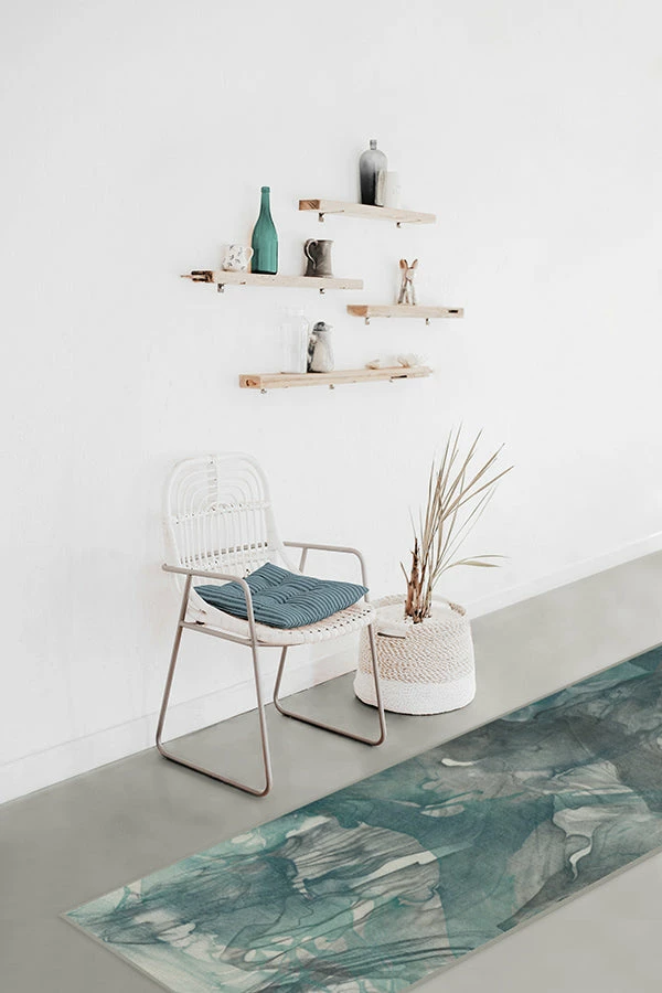 Best Sale ๐ Ruggable Aurora Teal Grey Rug ๐ - Image 8