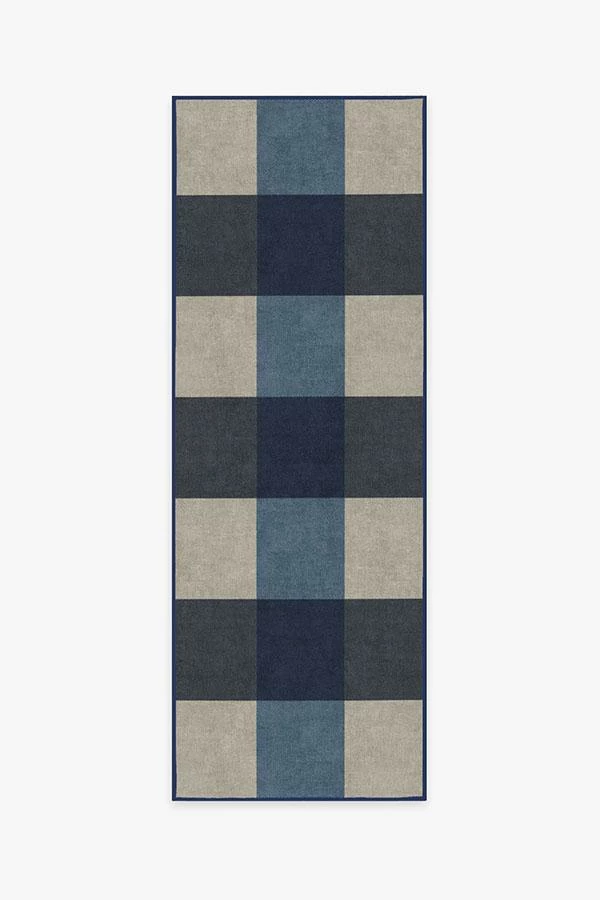 Promo โค๏ธ Ruggable Buffalo Plaid Blue & Ivory Rug ๐ฏ - Image 5