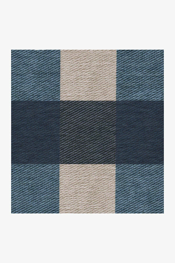 Promo โค๏ธ Ruggable Buffalo Plaid Blue & Ivory Rug ๐ฏ - Image 3