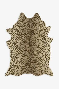 Budget ๐ Ruggable Natural Cheetah Faux Hide Rug ๐