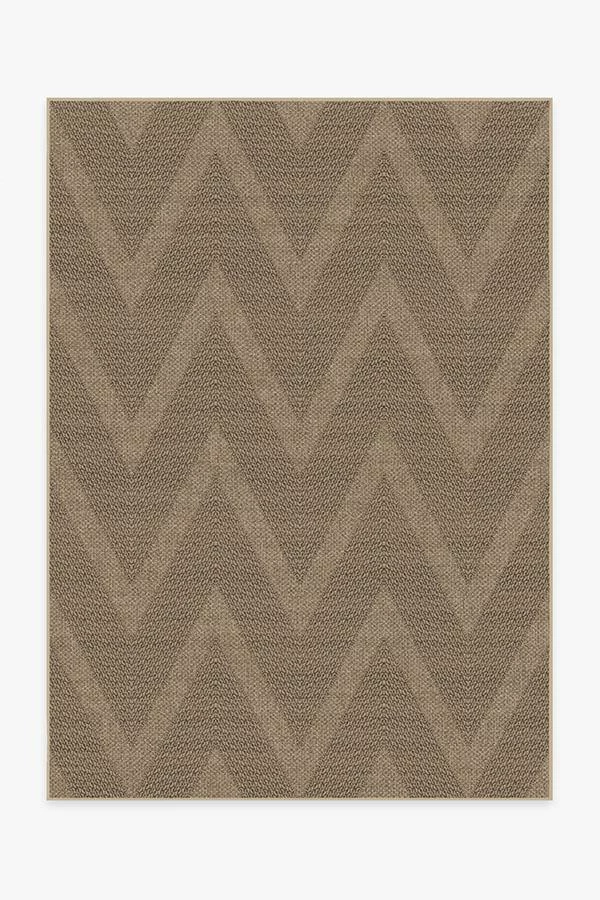 Deals โค๏ธ Ruggable Chevron Braid Sand Re-Jute Rug ๐