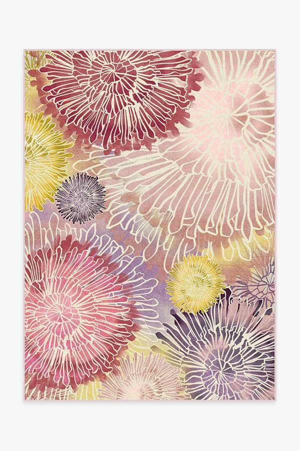 Outlet 🎉 Ruggable Sale Chrysanthemum Brights Rug 😉