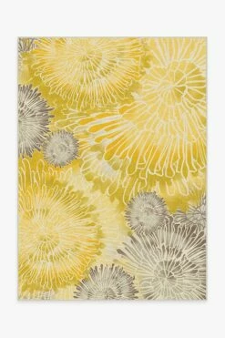 Best Pirce 👏 Ruggable Chrysanthemum Yellow Rug 🌟