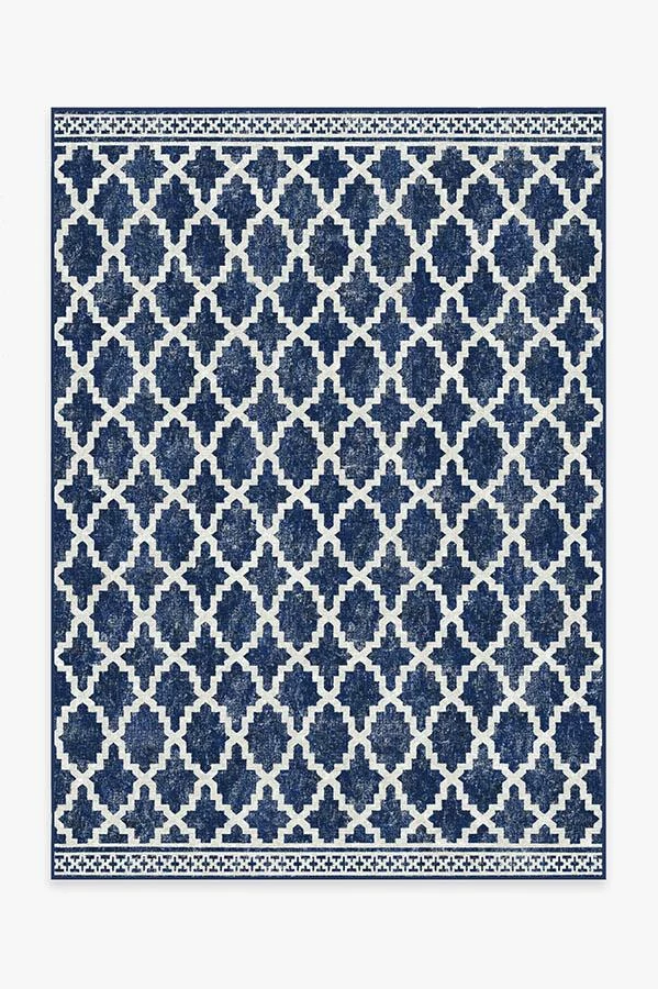 Budget โ Ruggable Outdoor Cleo Trellis Royal Blue Rug ๐
