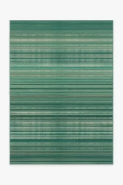 Hot Sale 😍 Ruggable Coastal Linear Stripe Aqua Rug 😉