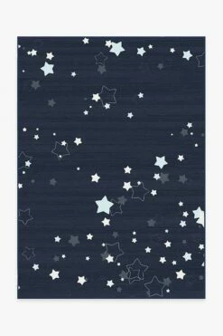 Deals ⭐ Ruggable Constellation Navy Rug 🛒