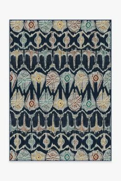 Cheapest ๐ฅฐ Ruggable Corellian Ikat Navy Rug ๐คฉ