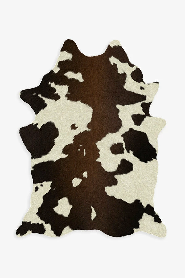 Promo ๐ Ruggable Brown & Black Faux Cowhide Rug ๐งจ - Image 2