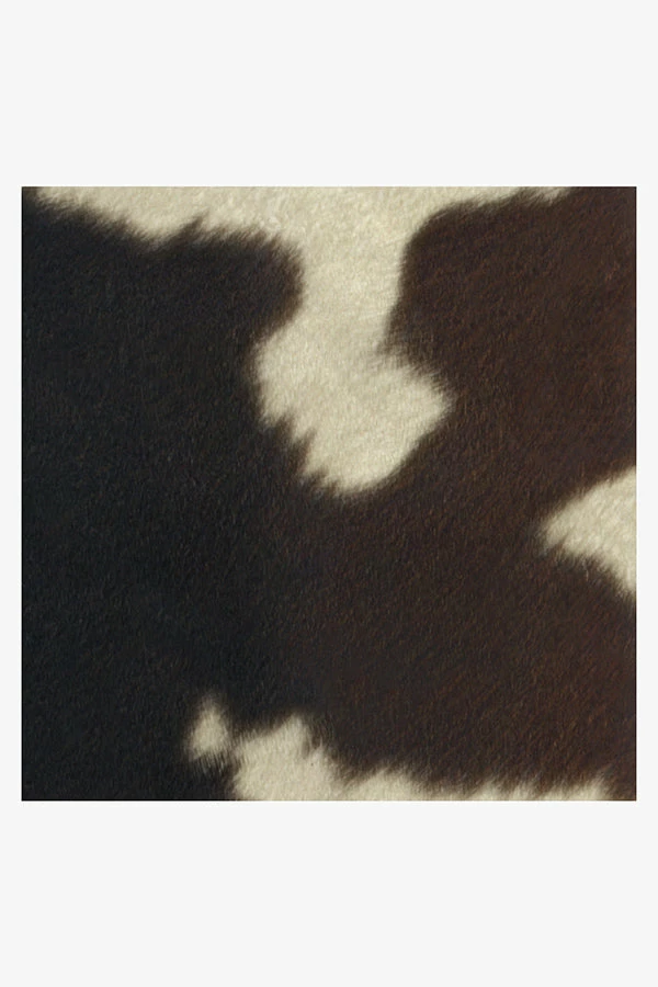 Promo ๐ Ruggable Brown & Black Faux Cowhide Rug ๐งจ - Image 3