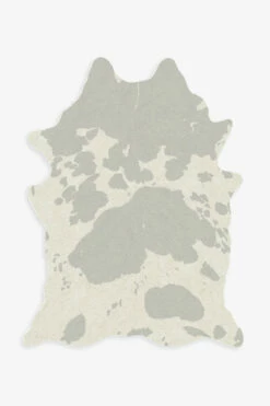 Top 10 ✔️ Ruggable Silver & Grey Faux Cowhide Rug 😀