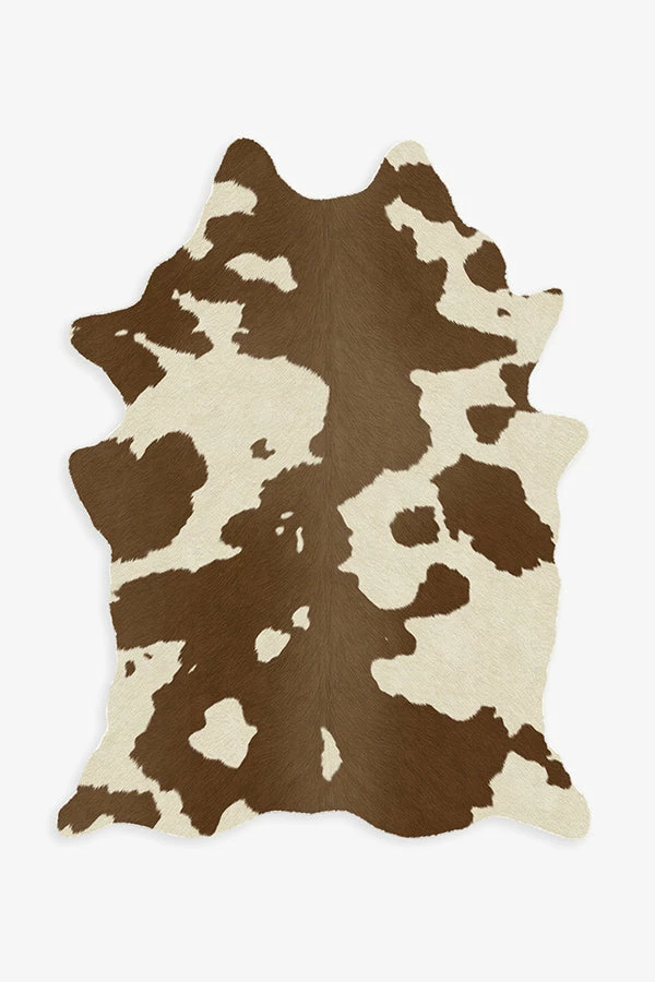 Flash Sale ๐ Ruggable Tan & Ivory Faux Cowhide Rug ๐