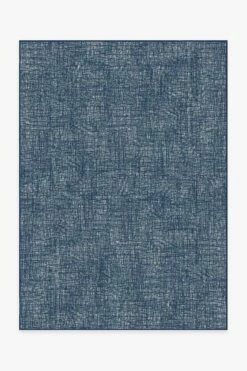 Promo 🛒 Ruggable Crosshatch Sapphire Rug 🌟