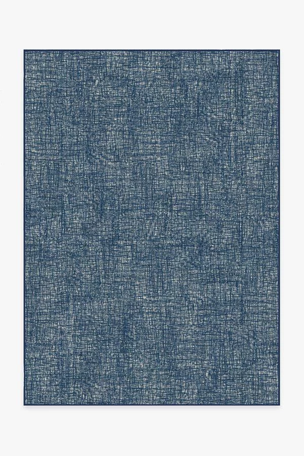 Promo 🛒 Ruggable Crosshatch Sapphire Rug 🌟