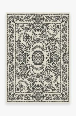 Buy ๐งจ Ruggable Delphina Black & White Rug ๐