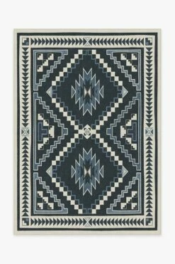 Budget โ Ruggable Desert Ivory Blue Rug ๐ฅ