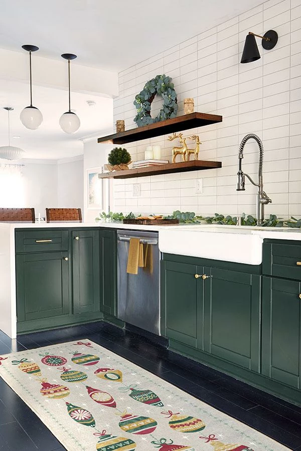 New 🤩 Ruggable Festive Garland Holiday Shortbread Rug ✨ - Image 8