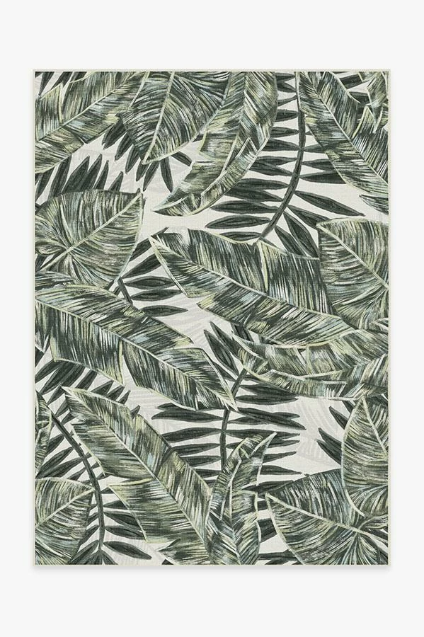 Best Sale ✨ Ruggable Outdoor Filifera Palm Green Rug ✨