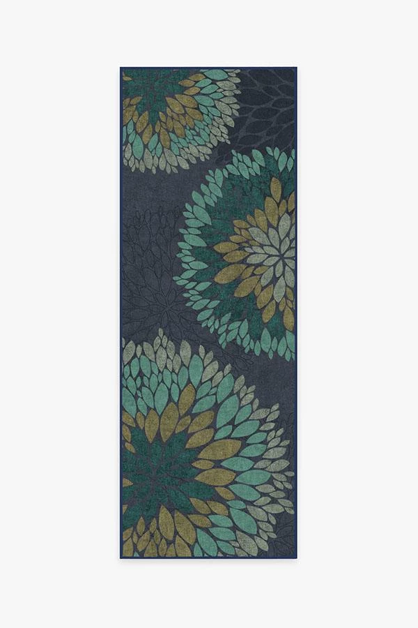 Best Sale ๐งจ Ruggable Sale Floral Medallion Navy Rug ๐ - Image 5
