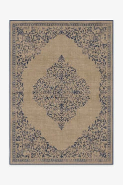 Best Pirce 🛒 Ruggable Florence Delft Blue Re-Jute Rug ⌛