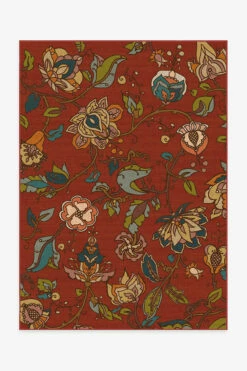Wholesale 💯 Ruggable Frida Floral Red Rug 🌟