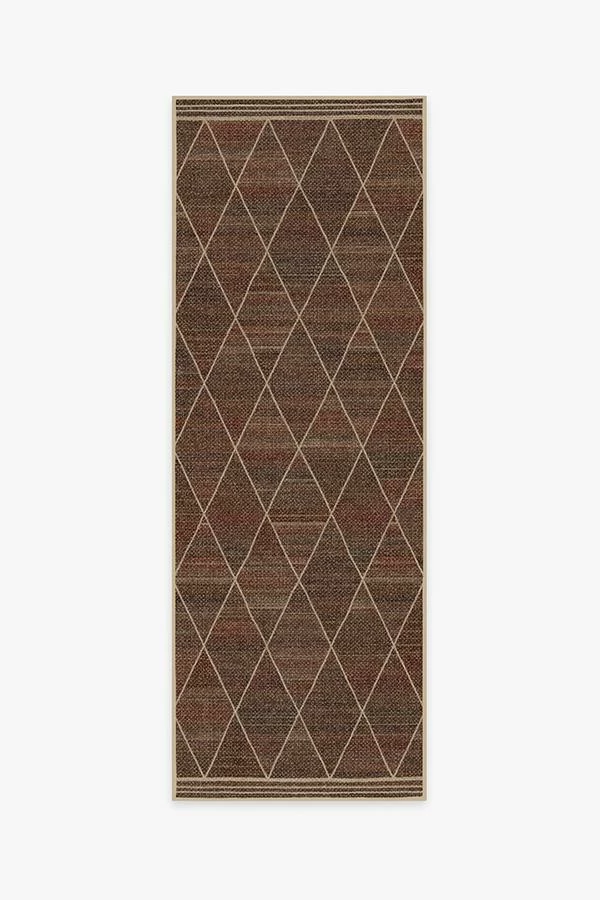 Hot Sale 😉 Ruggable Harlequin Trellis Redwood Re-Jute Rug ⌛ - Image 5