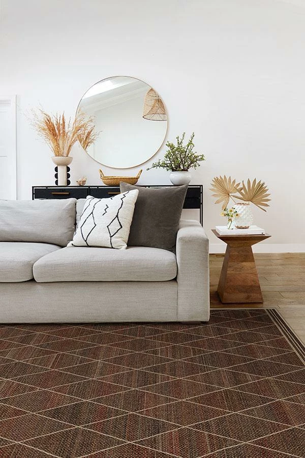 Hot Sale 😉 Ruggable Harlequin Trellis Redwood Re-Jute Rug ⌛ - Image 4