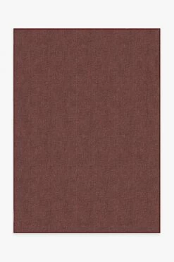 Best deal 🎉 Ruggable Heathered Solid Burgundy Rug 🧨