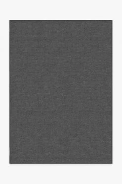 Budget ๐ Ruggable Heathered Solid Charcoal Rug ๐