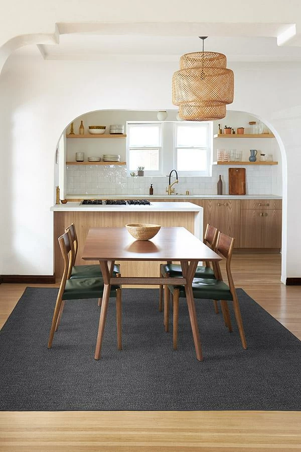 Budget ๐ Ruggable Heathered Solid Charcoal Rug ๐ - Image 4