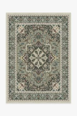Best Pirce ⌛ Ruggable Hendesi Heriz Sage Rug ⌛