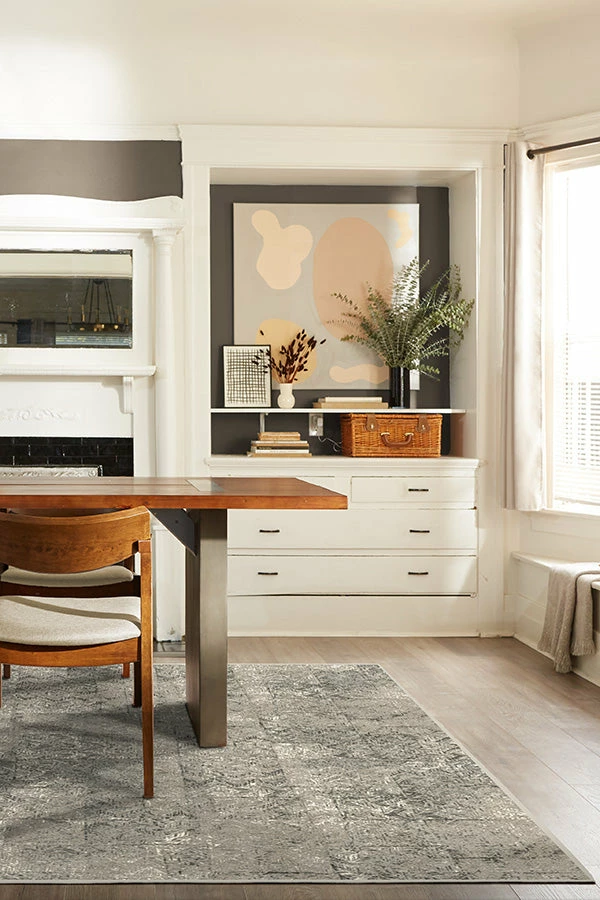 Wholesale ๐คฉ Ruggable Herringbone Batik Ash Grey Rug ๐งจ - Image 4