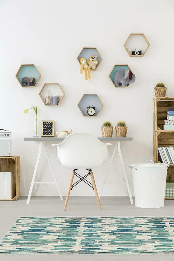 Outlet 👏 Ruggable Hesperia Teal Rug ⭐ - Image 8