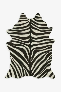 Best Pirce ๐ Ruggable Black & White Zebra Faux Hide Rug โญ