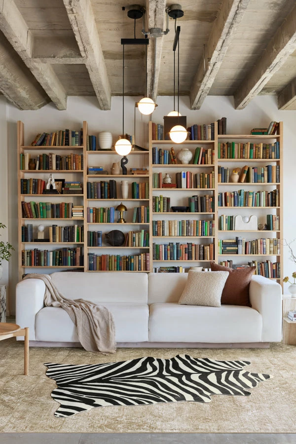 Best Pirce ๐ Ruggable Black & White Zebra Faux Hide Rug โญ - Image 4