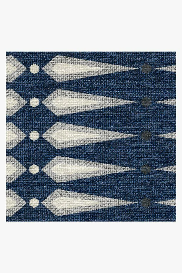 Best Sale 👏 Ruggable Jonathan Adler Carnaby Admiral Blue Rug 🎁 - Image 3