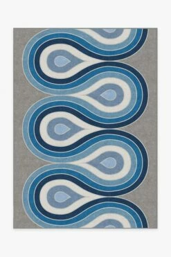 Best deal ❤️ Ruggable Jonathan Adler Milano Blue Steel Rug 🎁