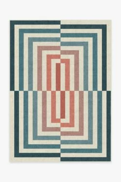 Discount 🎉 Ruggable Jonathan Adler Op Art Teal Rug 👍