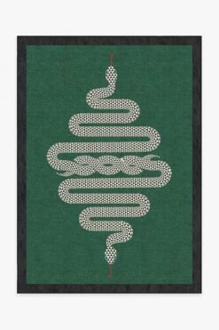 Promo 🧨 Ruggable Jonathan Adler Venom Emerald Rug 🥰