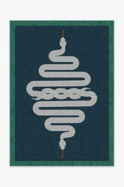 Budget 🤩 Ruggable Jonathan Adler Venom Sapphire Rug 🌟