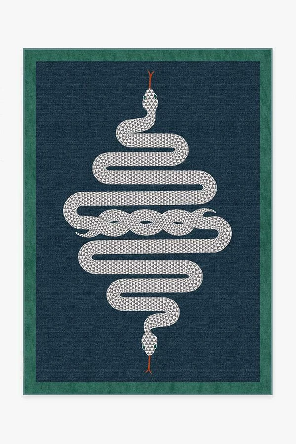 Budget ๐คฉ Ruggable Jonathan Adler Venom Sapphire Rug ๐ - Image 2