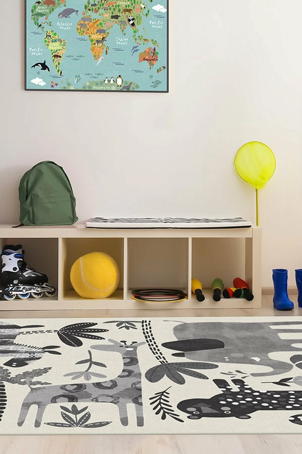 Budget โจ Ruggable Jungle Safari Black & White Rug ๐ - Image 4